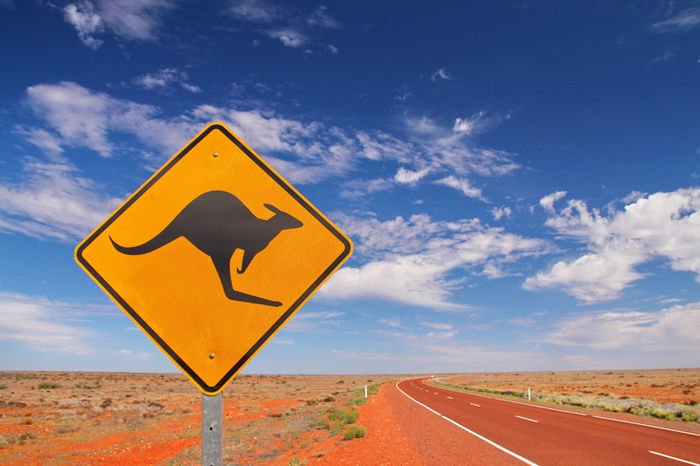Australia Highway 884 Canvas-taulu