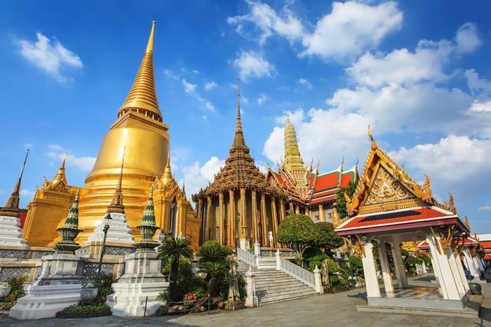 Bangkok Wat Phra Kaeon Temppeli 422 Canvas-taulu