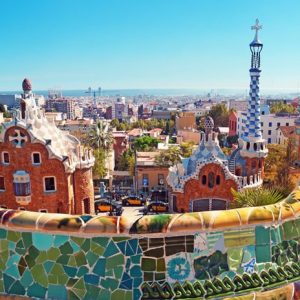 Barcelona Park Guell 229 Canvas-taulu