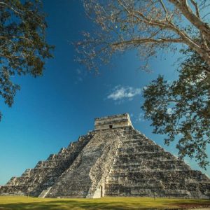 Chichen Itza Pyramidi 899 Canvas-taulu