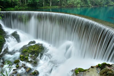 Chinese Guizhou Waterfall 2003 Canvas-taulu