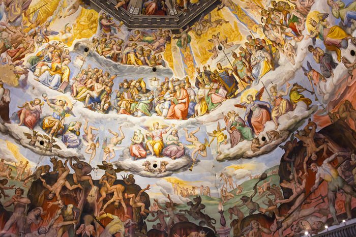 Florencen Katedraali Italia 1095 Canvas-taulu