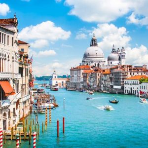 Grand Canal And Basilica St Maria Salute Venice 796 Canvas-taulu