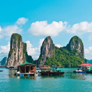 Ha Long Bay Vietnam 728 Canvas-taulu