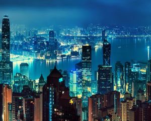Hong Kong Night 281 Canvas-taulu