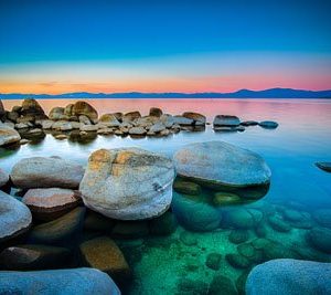 Lake Tahoe Sierra Nevada California 1901 Canvas-taulu