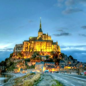 Mont Saint-Michel Normandia 930 Canvas-taulu