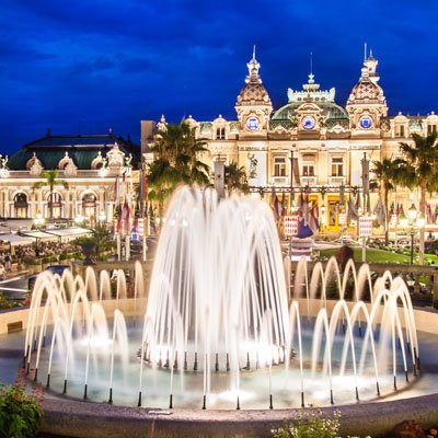 Monte Carlo Casino 1890 Canvas-taulu