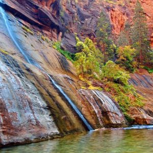 Mystery Falls Utah 1154 Canvas-taulu