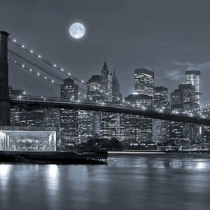 New York At Night Mv 948 Canvas-taulu