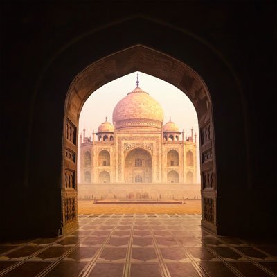Näkymä Taj Mahal 1747 Canvas-taulu