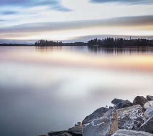 Oulunjärvi 1955 Canvas-taulu