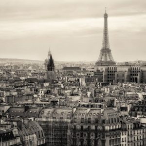 Pariisi Ja Eiffel-Torni Mv 1113 Canvas-taulu