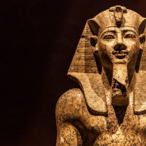Pharaoh Statue 897 Canvas-taulu