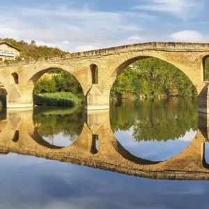 Puente La Reina Navarre Spain 771 Canvas-taulu