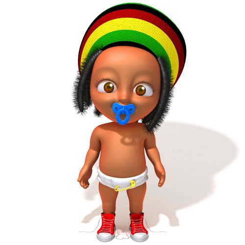 Rasta Baby 1179 Canvas-taulu