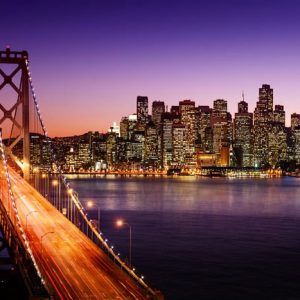 San Francisco California Bay Bridge 190 Canvas-taulu
