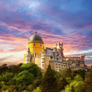 Sintra Palace Portugali 767 Canvas-taulu