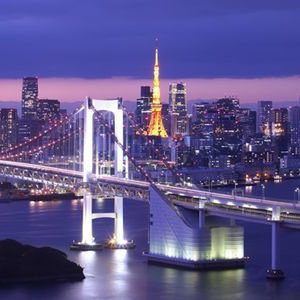 Tokio Rainbow Bridge 1178 Canvas-taulu