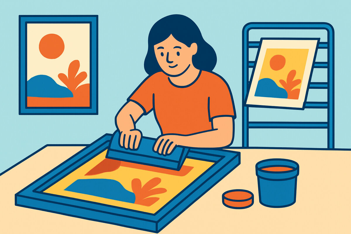 Serigrafia eli silkkipaino taideteoksena